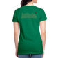 DAMEN SHIRT - HEIDELBERGER SCHLOSS DAHÄM (DESIGN HINTEN) TRANSPARENT - Kelly Green