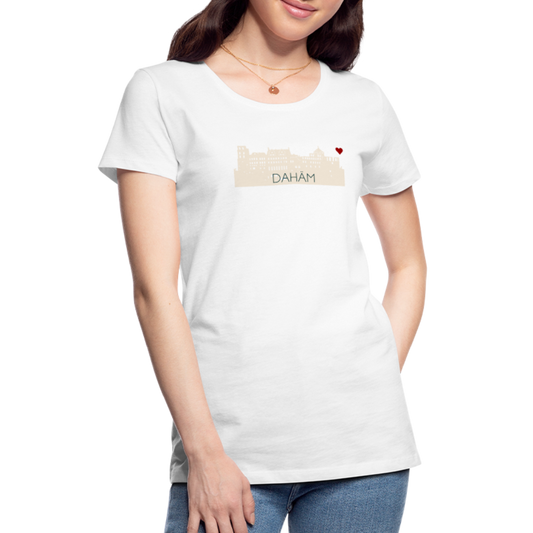 DAMEN SHIRT - HEIDELBERGER SCHLOSS DAHÄM TRANSPARENT - Weiß