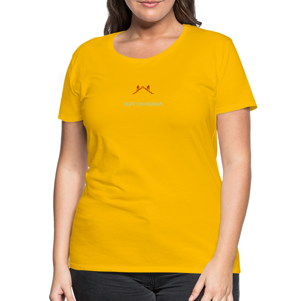 DAMEN SHIRT - NUFF UN NUNNA DARK - Sonnengelb