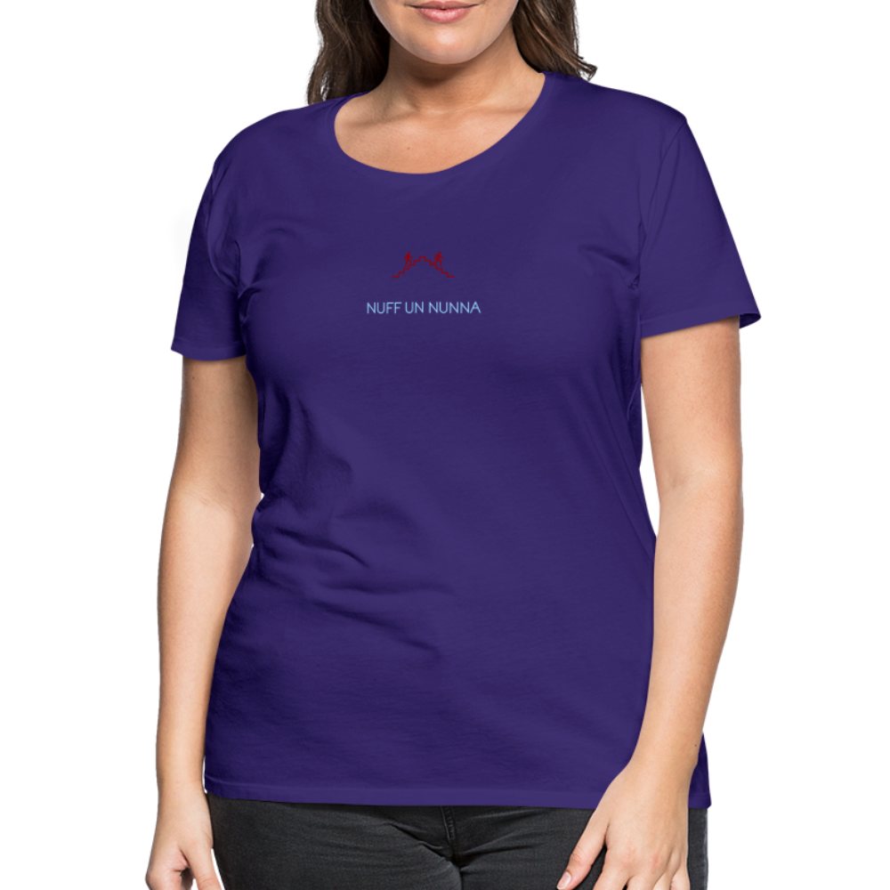 DAMEN SHIRT - NUFF UN NUNNA DARK - Lila