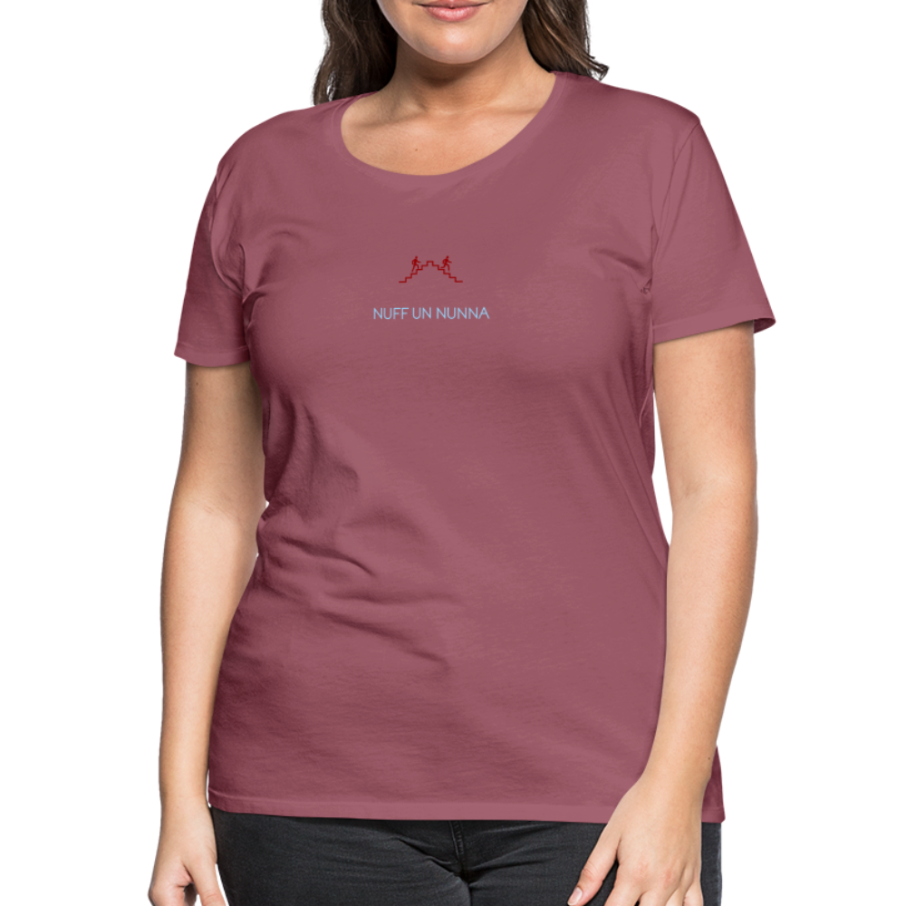 DAMEN SHIRT - NUFF UN NUNNA DARK - Malve