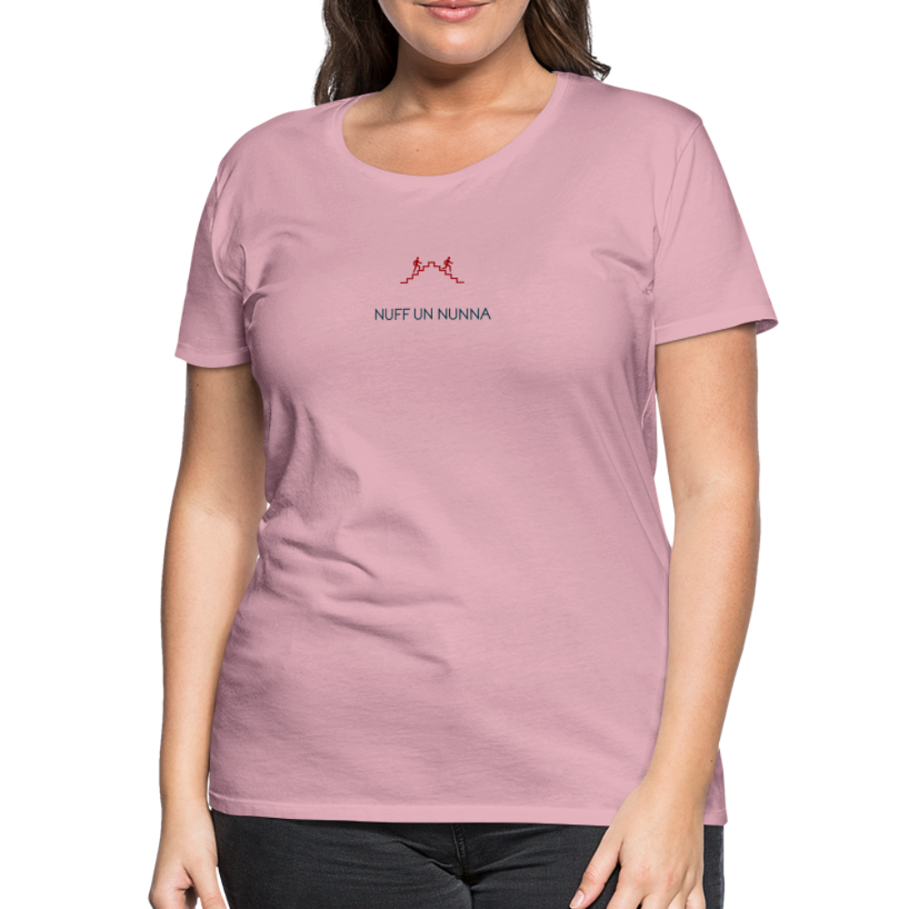 DAMEN SHIRT - NUFF UN NUNNA TRANSPARENT - Hellrosa