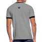 HERREN KONTRAST SHIRT- ALLA GUT TRANSPARENT - Grau meliert/Schwarz