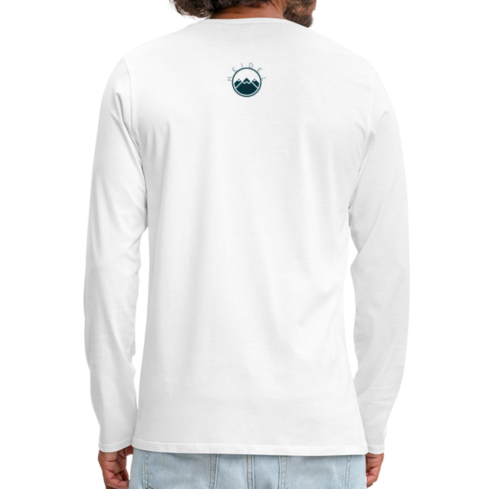 HERREN LANGARM-SHIRT - ALTE BRÜCKE DAHÄM TRANSPARENT - Weiß