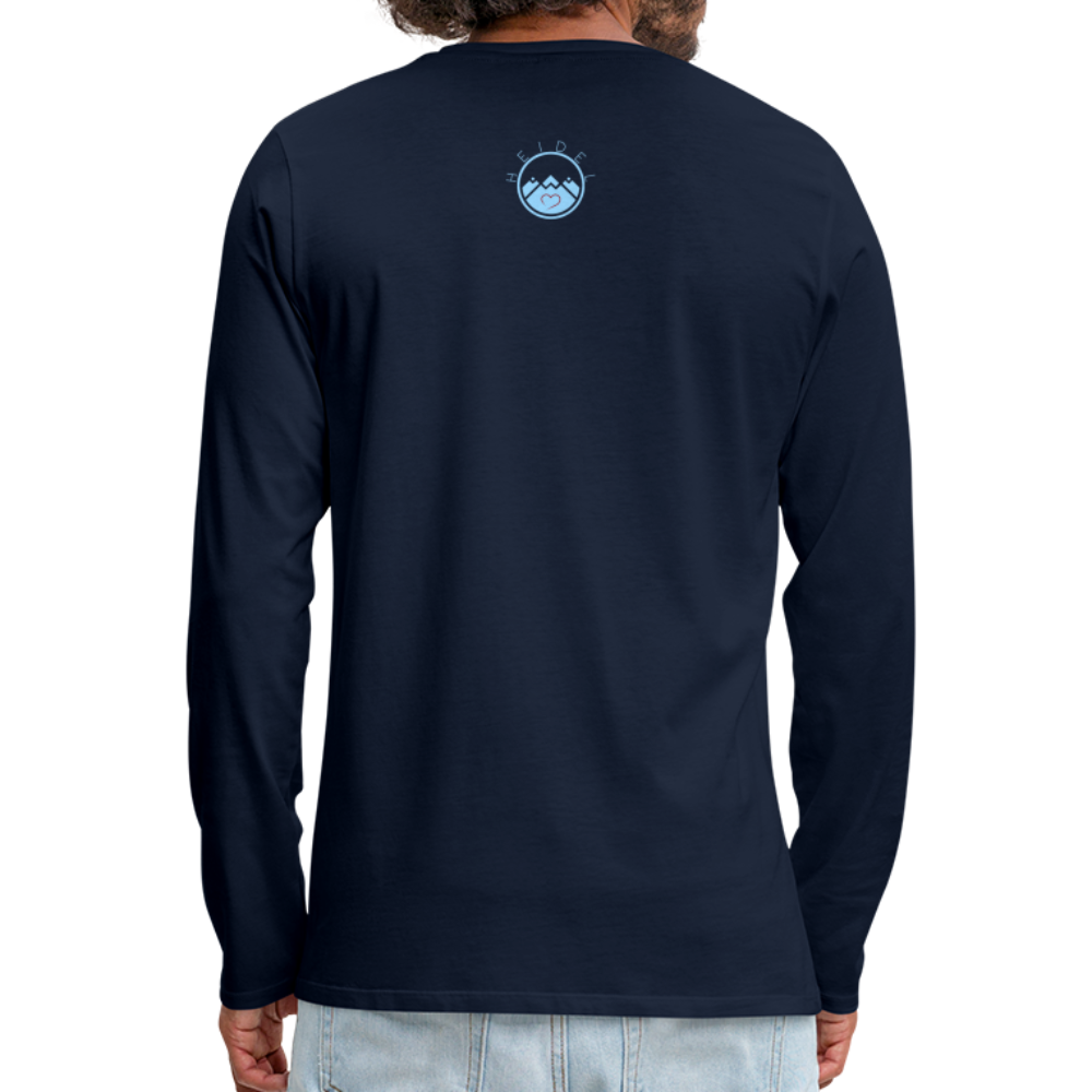 HERREN LANGARM-SHIRT - ALTE BRÜCKE HEIDELBERG DARK - Navy