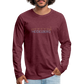 HERREN LANGARM-SHIRT - ALTE BRÜCKE HEIDELBERG DARK - Bordeauxrot meliert