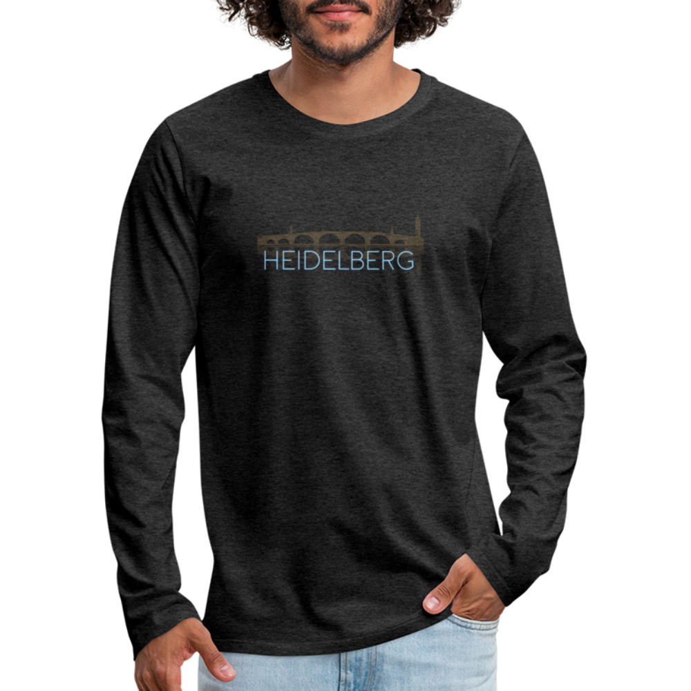 HERREN LANGARM-SHIRT - ALTE BRÜCKE HEIDELBERG DARK - Anthrazit