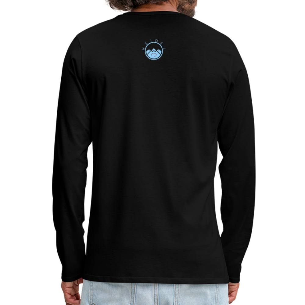 HERREN LANGARM-SHIRT - HEIDEL(BERG)ER DARK - Schwarz