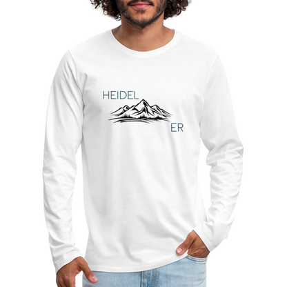 HERREN LANGARM-SHIRT - HEIDEL(BERG)ER TRANSPARENT - Weiß