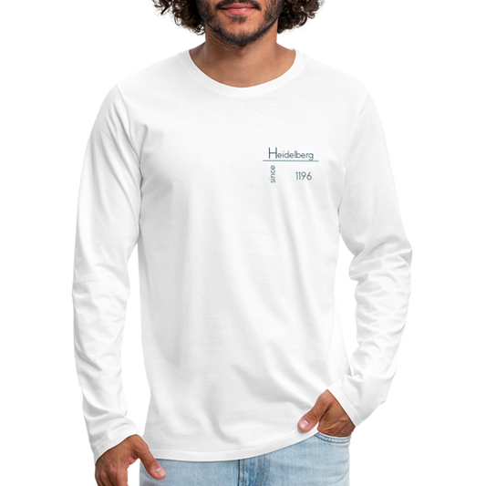HERREN LANGARM-SHIRT - HEIDELBERG SINCE TRANSPARENT - Weiß