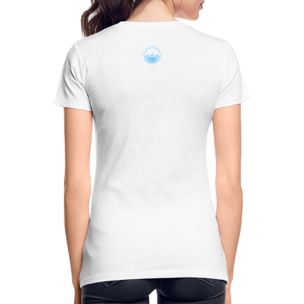 DAMEN ORGANIC SHIRT - NUFF UN NUNNA DARK - Weiß