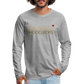 HERREN LANGARM-SHIRT - HEIDELBERGER SCHLOSS TRANSPARENT - Grau meliert