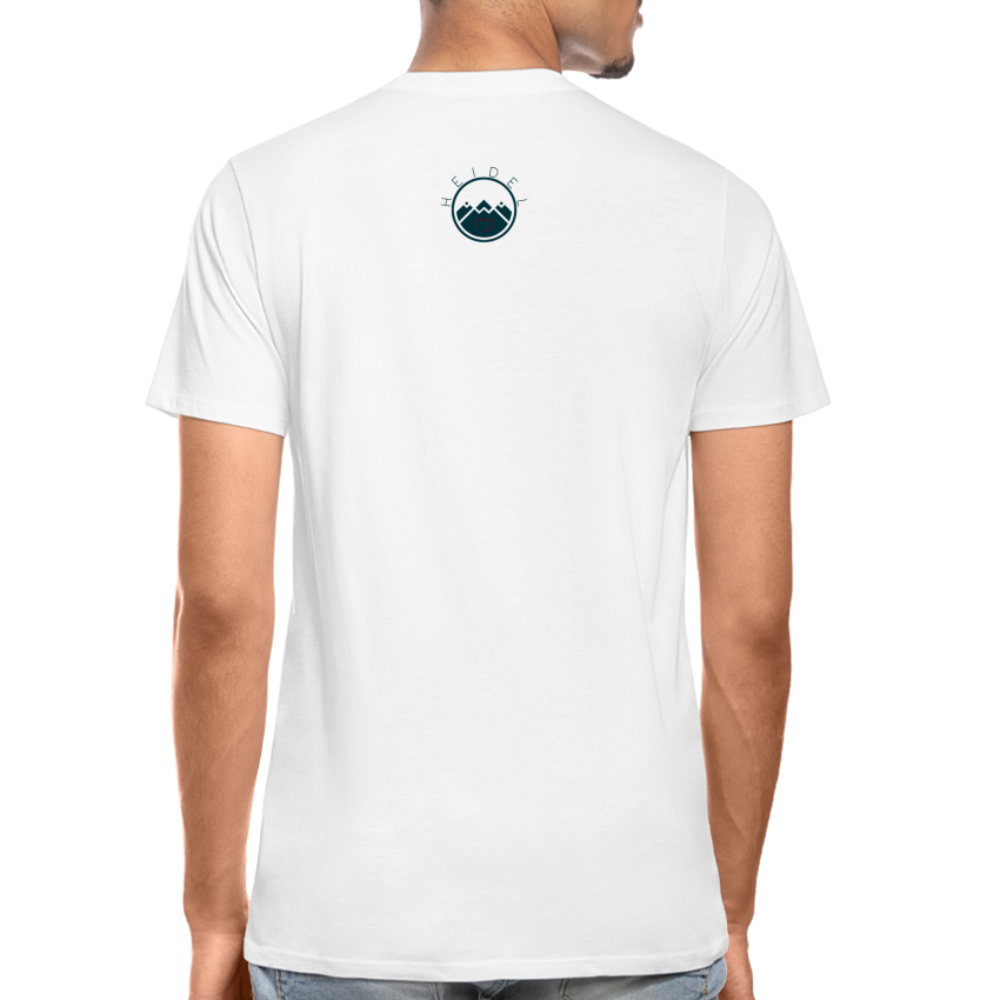 HERREN ORGANIC - HEIDELBERGER SCHLOSS T-SHIRT TRANSPARENT - Weiß