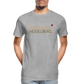 HERREN ORGANIC - HEIDELBERGER SCHLOSS T-SHIRT TRANSPARENT - Grau meliert