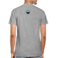 HERREN ORGANIC - HEIDELBERGER SCHLOSS T-SHIRT TRANSPARENT - Grau meliert
