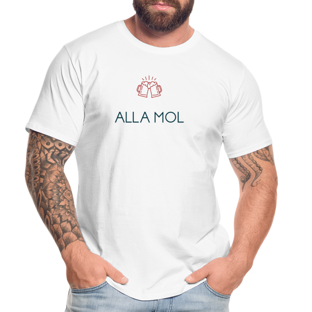HERREN ORGANIC SHIRT - ALLA MOL TRANSPARENT - Weiß