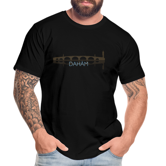 HERREN ORGANIC SHIRT - ALTE BRÜCKE DAHÄM DARK - Schwarz