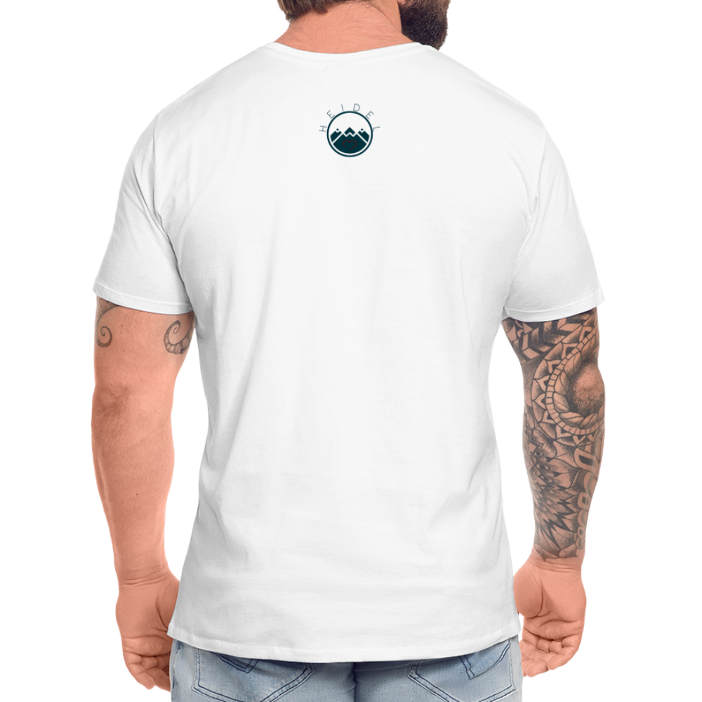 HERREN ORGANIC SHIRT - ALTE BRÜCKE HEIDELBERG TRANSPARENT - Weiß