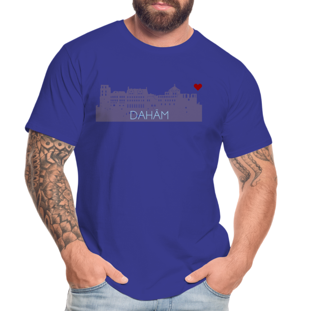 HERREN ORGANIC SHIRT - HEIDELBERGER SCHLOSS DAHÄM DARK - Königsblau