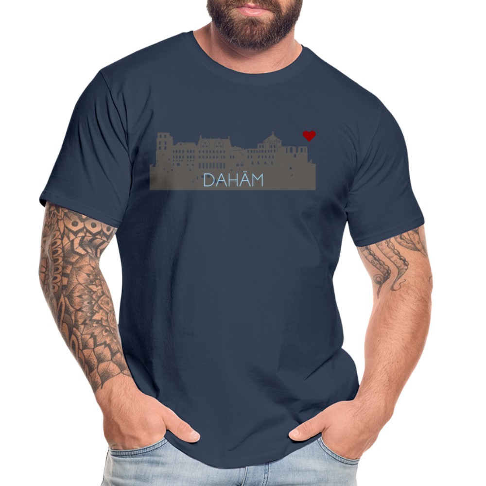 HERREN ORGANIC SHIRT - HEIDELBERGER SCHLOSS DAHÄM DARK - Navy