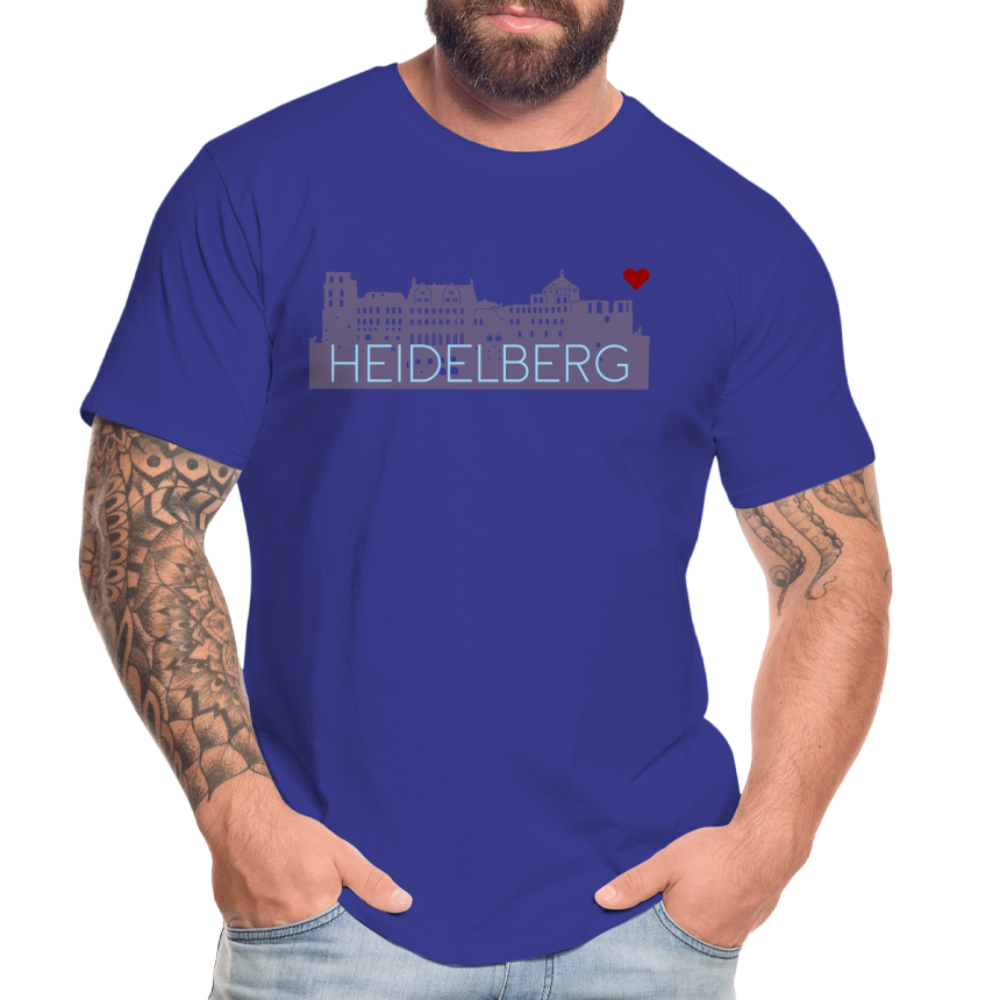 HERREN ORGANIC SHIRT - HEIDELBERGER SCHLOSS DARK - Königsblau