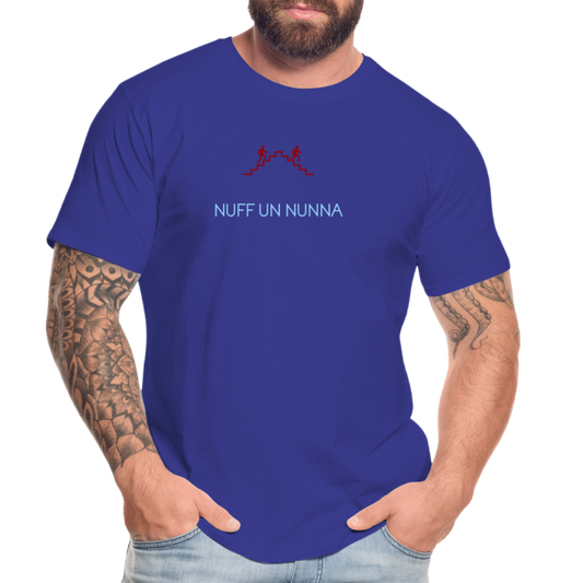 HERREN ORGANIC SHIRT - NUFF UN NUNNA DARK - Königsblau