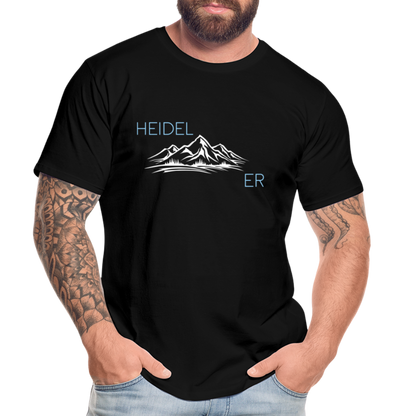 HERREN ORGANIC- HEIDEL(BERG)ER T-SHIRT DARK - Schwarz