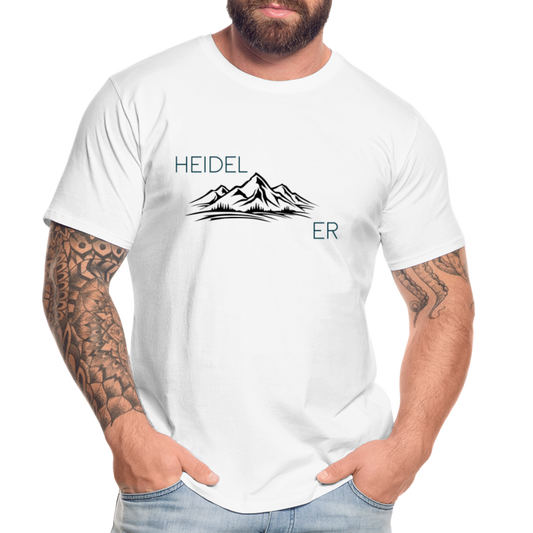 HERREN ORGANIC-SHIRT HEIDEL(BERG)ER TRANSPARENT - Weiß