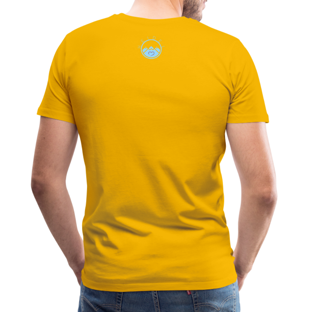 HERREN SHIRT - ALLA MOL DARK - Sonnengelb