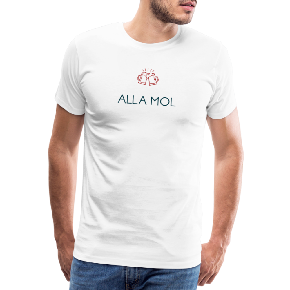 HERREN SHIRT - ALLA MOL TRANSPARENT - Weiß