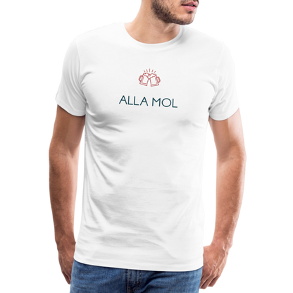 HERREN SHIRT - ALLA MOL TRANSPARENT - Weiß