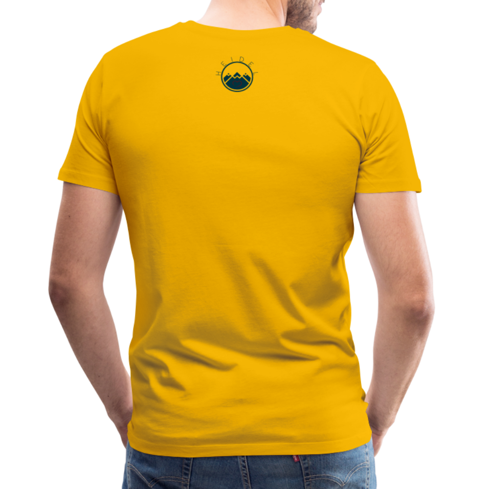 HERREN SHIRT - ALLA MOL TRANSPARENT - Sonnengelb