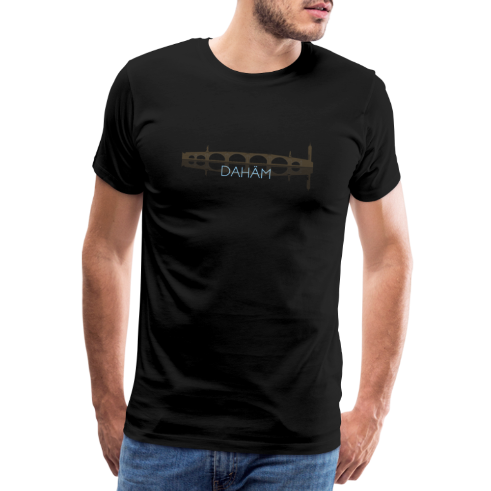 HERREN SHIRT - ALTE BRÜCKE DAHÄM DARK - Schwarz