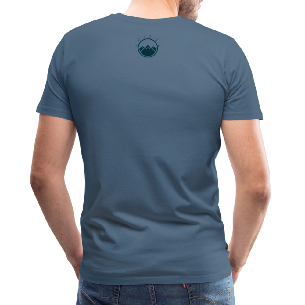 HERREN SHIRT - ALTE BRÜCKE HEIDELBERG TRANSPARENT - Blaugrau