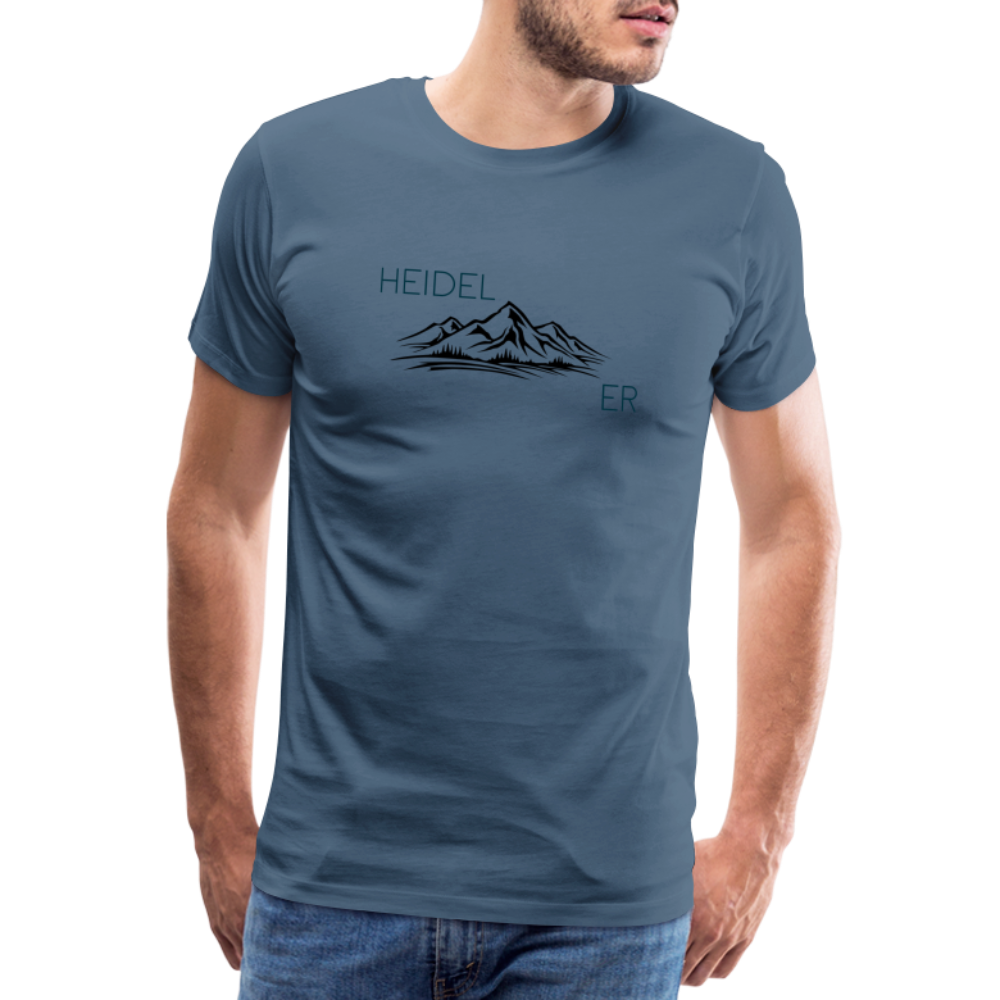HERREN SHIRT - HEIDEL(BERG)ER TRANSPARENT - Blaugrau