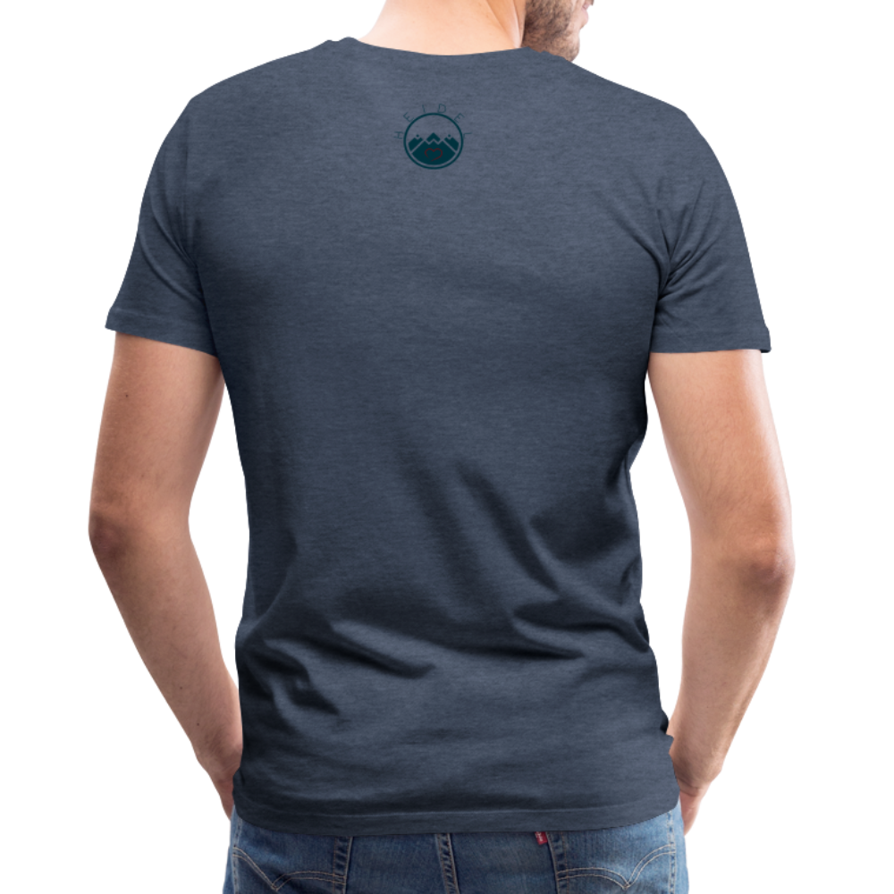 HERREN SHIRT - HEIDEL(BERG)ER TRANSPARENT - Blau meliert