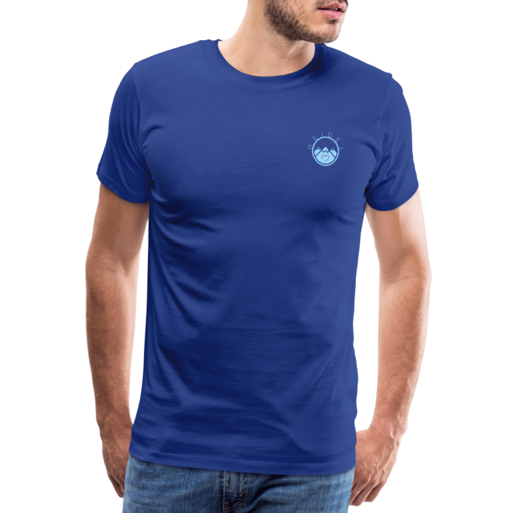 HERREN SHIRT - HEIDELBERGER SCHLOSS (DESIGN HINTEN) DARK - Königsblau
