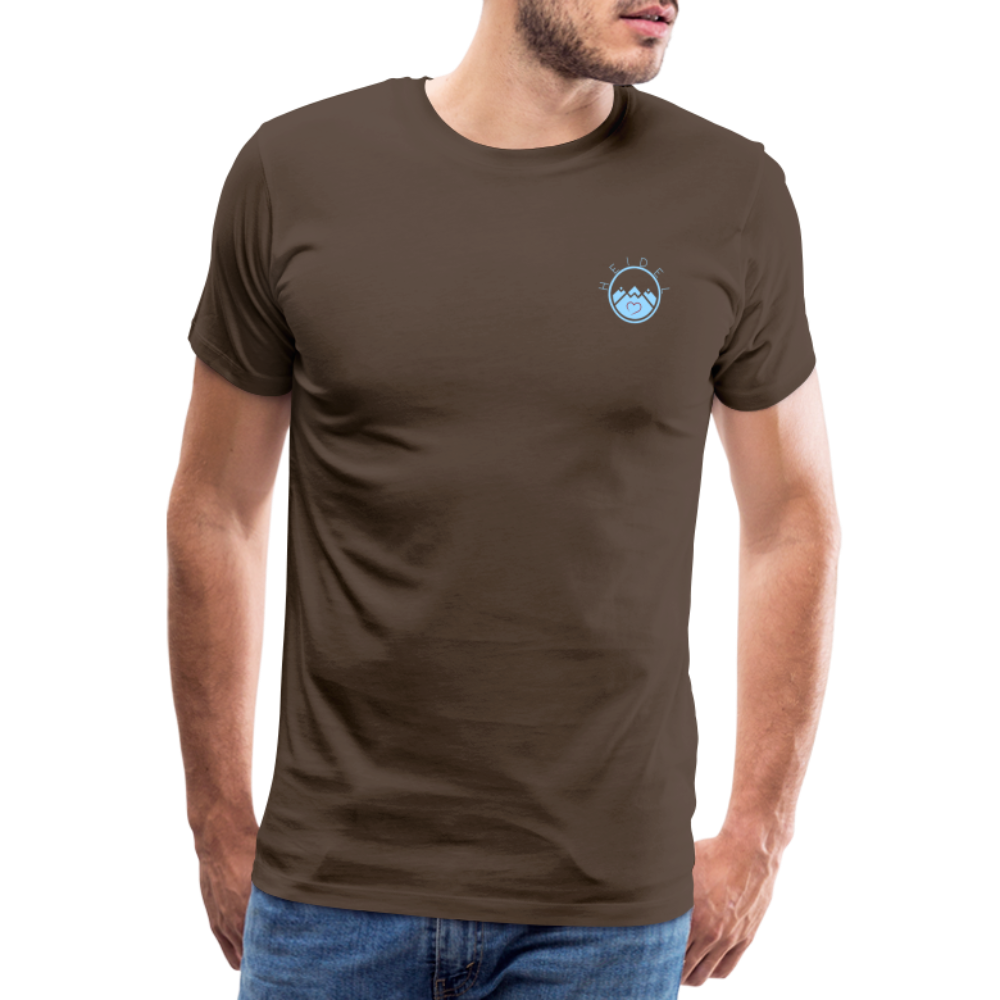 HERREN SHIRT - HEIDELBERGER SCHLOSS (DESIGN HINTEN) DARK - Edelbraun