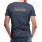 HERREN SHIRT - HEIDELBERGER SCHLOSS (DESIGN HINTEN) DARK - Blau meliert
