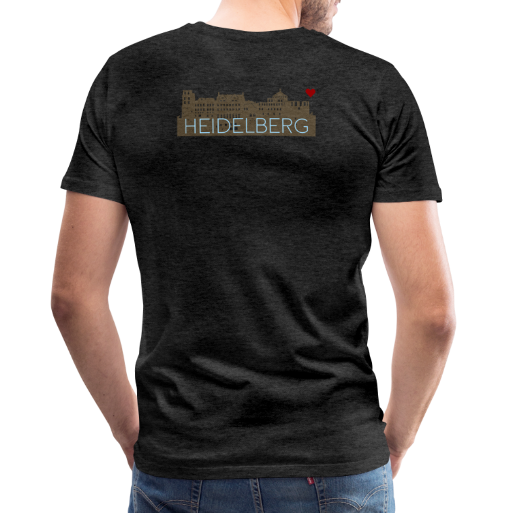 HERREN SHIRT - HEIDELBERGER SCHLOSS (DESIGN HINTEN) DARK - Anthrazit