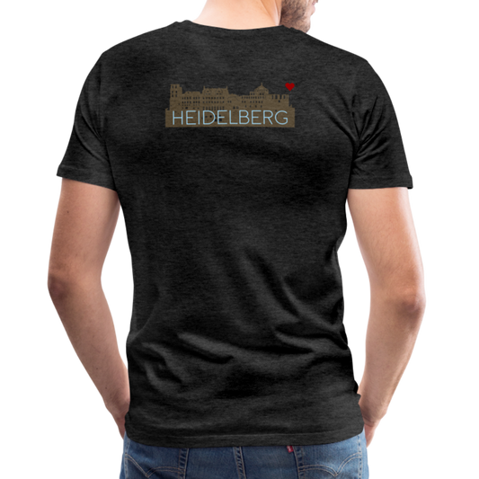 HERREN SHIRT - HEIDELBERGER SCHLOSS (DESIGN HINTEN) DARK - Anthrazit