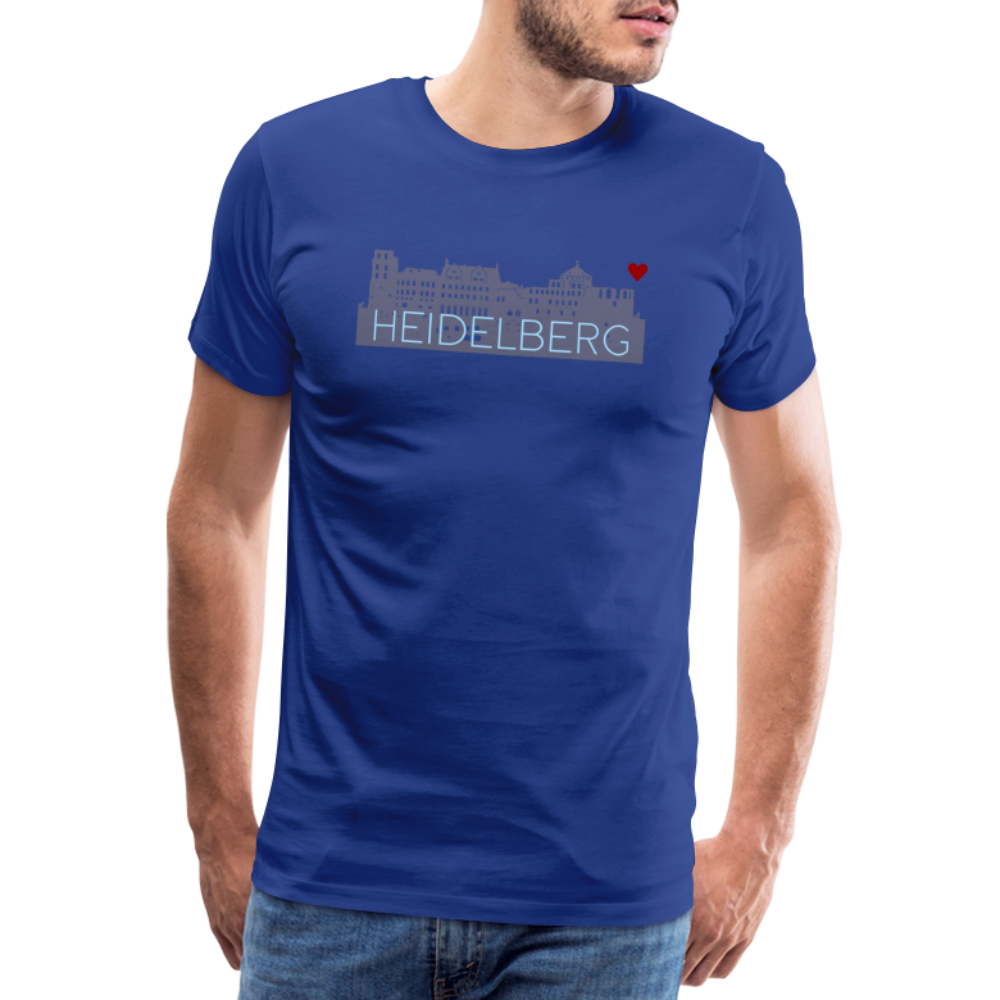 HERREN SHIRT - HEIDELBERGER SCHLOSS DARK - Königsblau