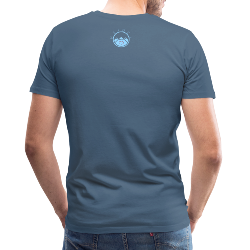 HERREN SHIRT - HEIDELBERGER SCHLOSS DARK - Blaugrau