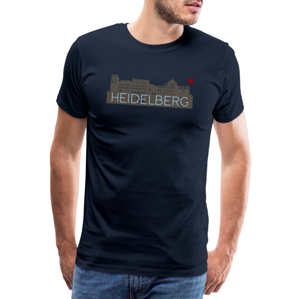 HERREN SHIRT - HEIDELBERGER SCHLOSS DARK - Navy