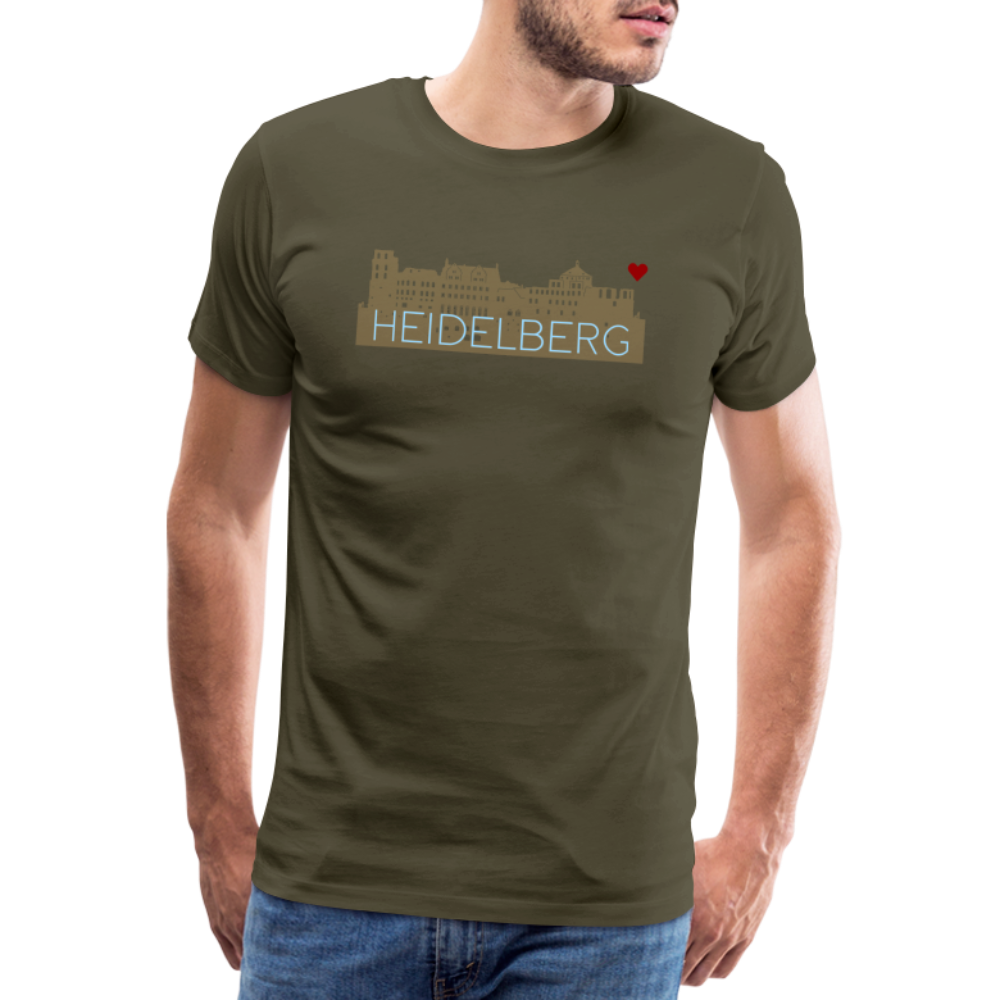 HERREN SHIRT - HEIDELBERGER SCHLOSS DARK - Khaki