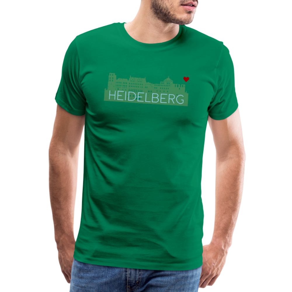 HERREN SHIRT - HEIDELBERGER SCHLOSS DARK - Kelly Green