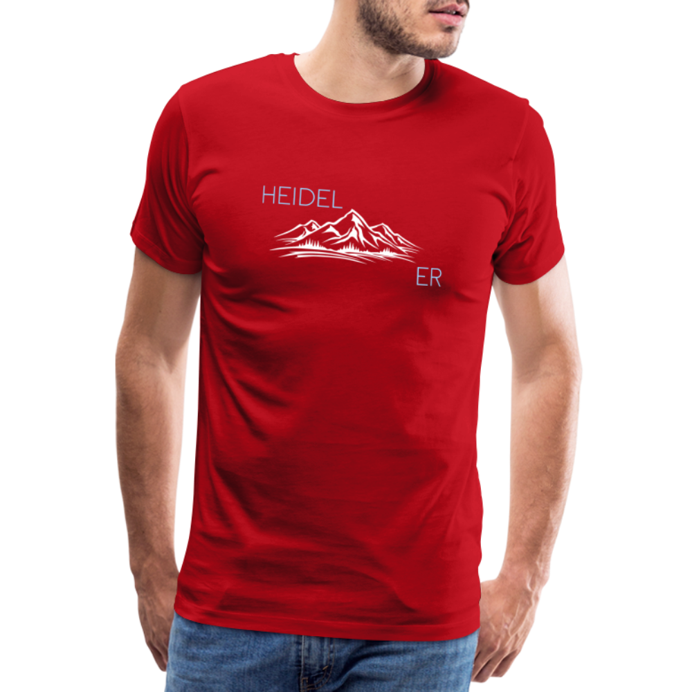 HERREN SHIRT - HEIDEL(BERG)ER DARK - Rot