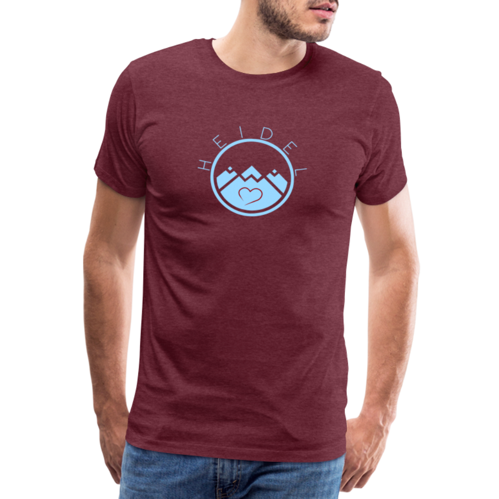 HERREN SHIRT - HEIDELSTORE DARK - Bordeauxrot meliert
