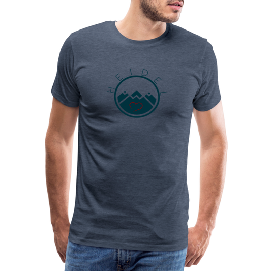 HERREN SHIRT - HEIDELSTORE TRANSPARENT - Blau meliert