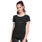 DAMEN KONTRAST SHIRT - ALLA MOL DARK - Schwarz/Weiß
